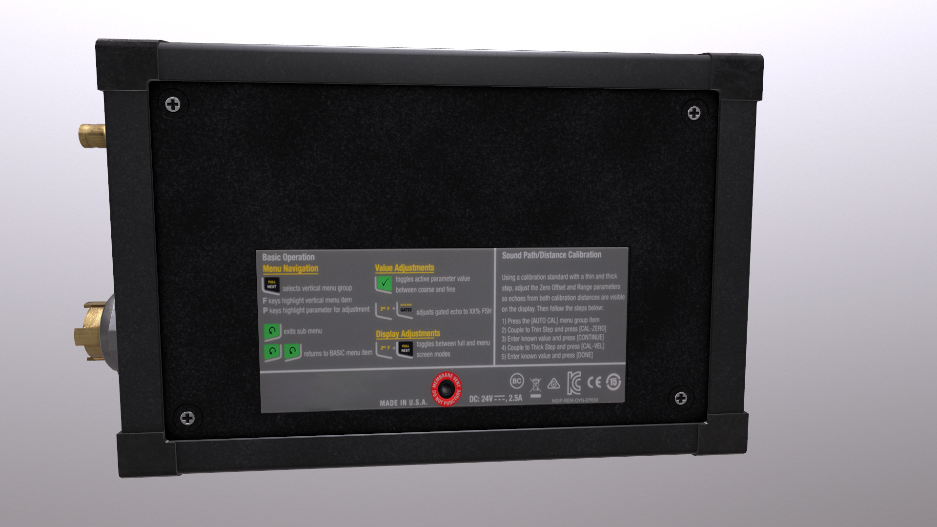 Ultrasonic Flaw Detector Low Poly Low-poly 3D model_31