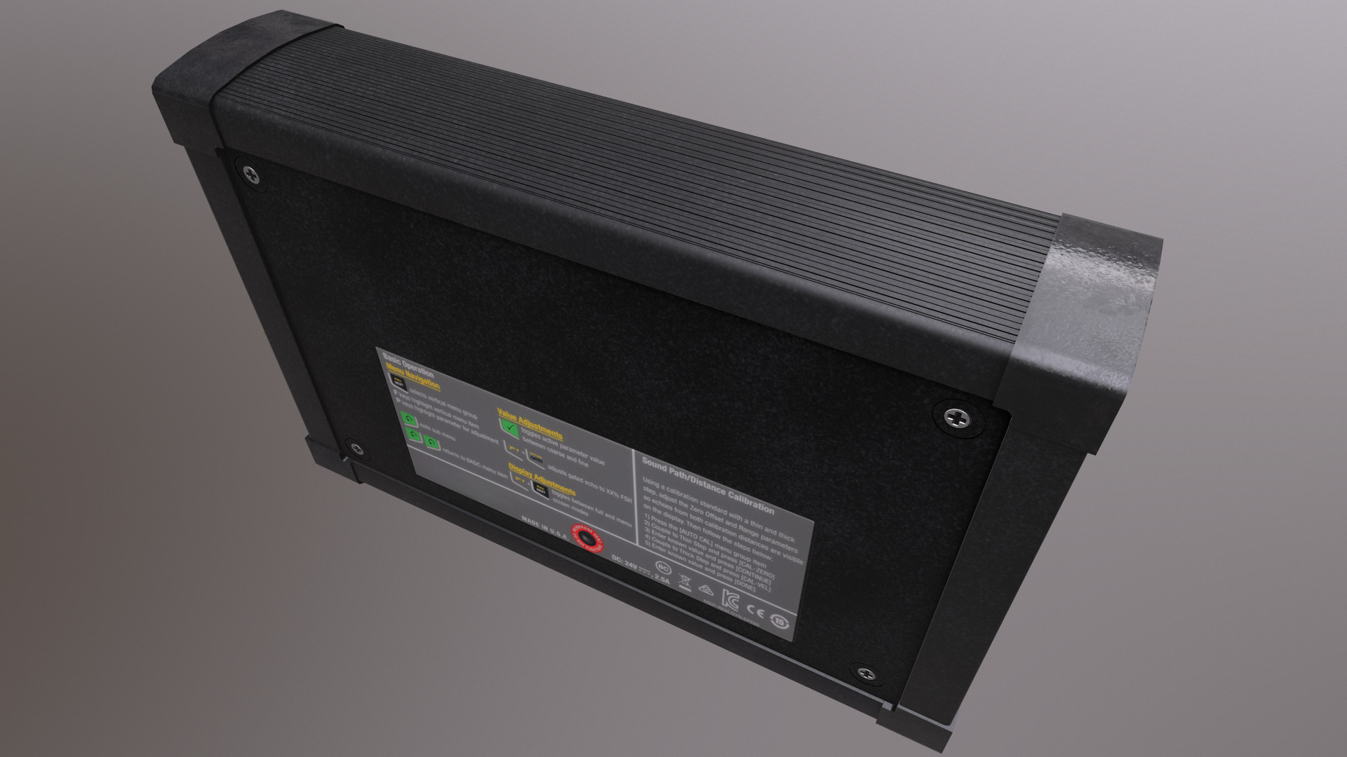 Ultrasonic Flaw Detector Low Poly Low-poly 3D model_30