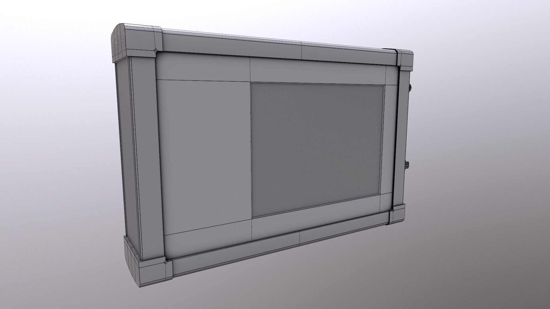 Ultrasonic Flaw Detector Low Poly Low-poly 3D model_43