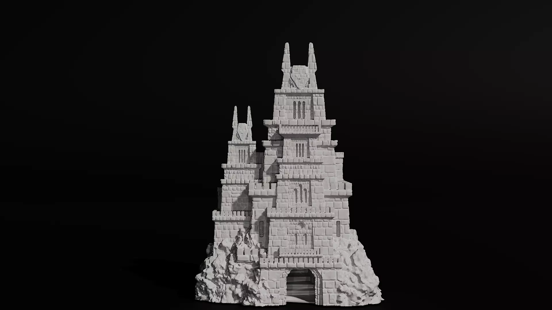 Dragonborn Tower 3D print model_0