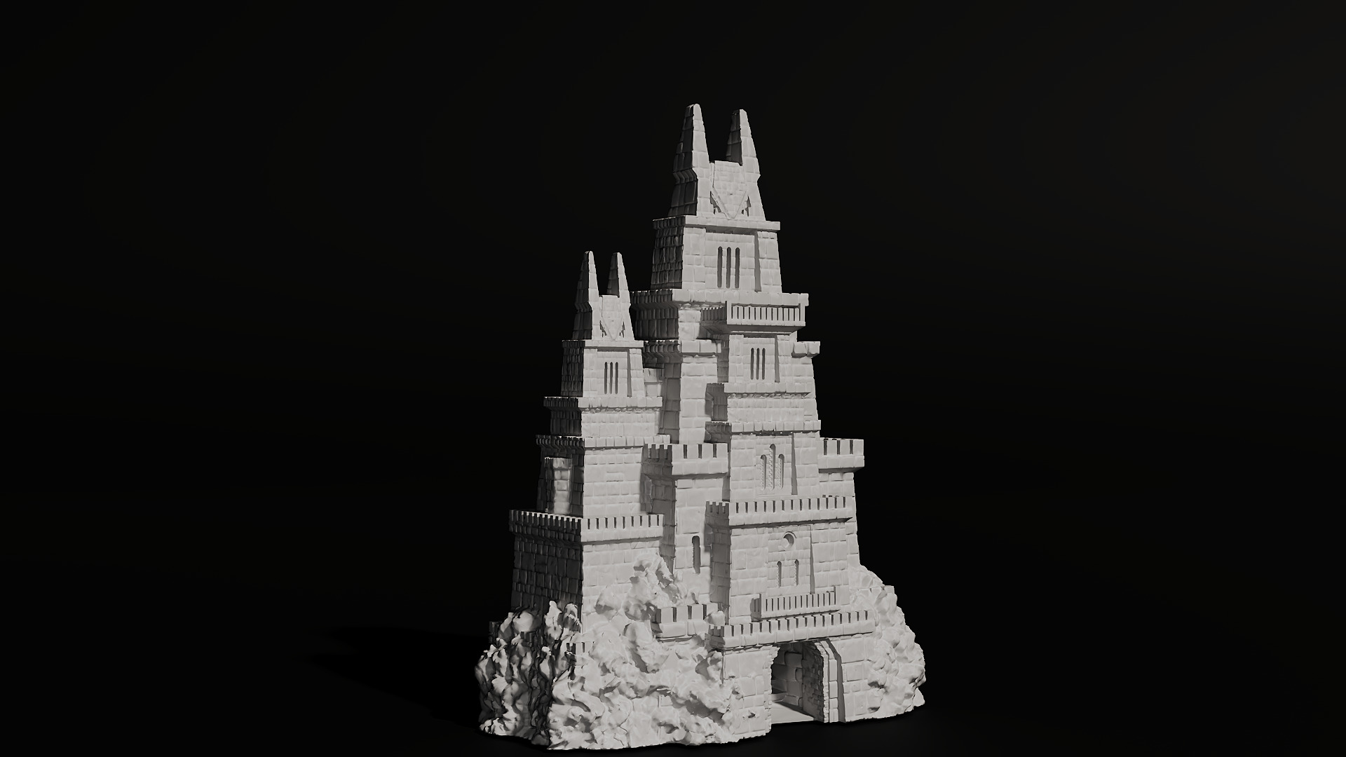 Dragonborn Tower 3D print model_1