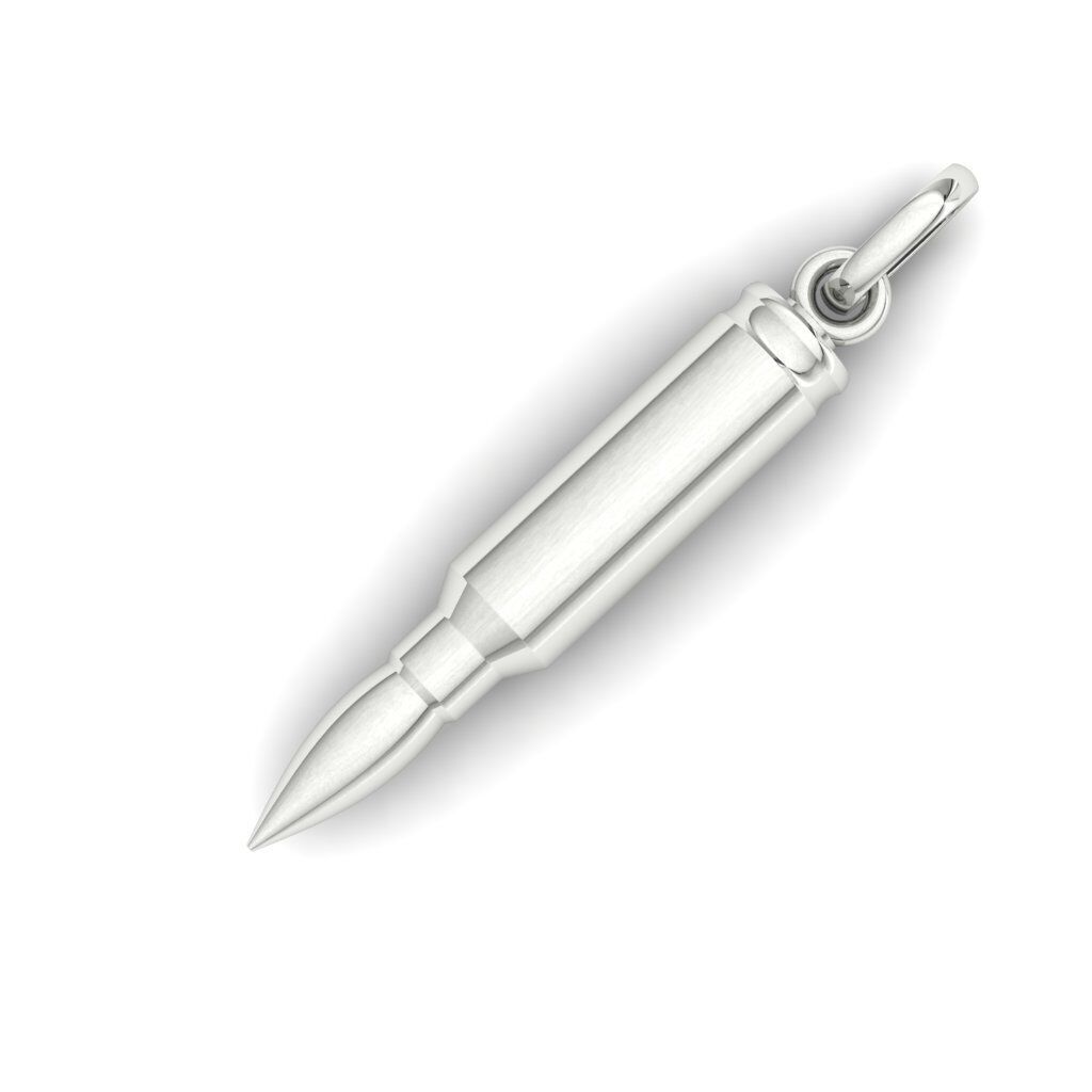 Bullet Pendant  Stl Pendant  3D print model_1
