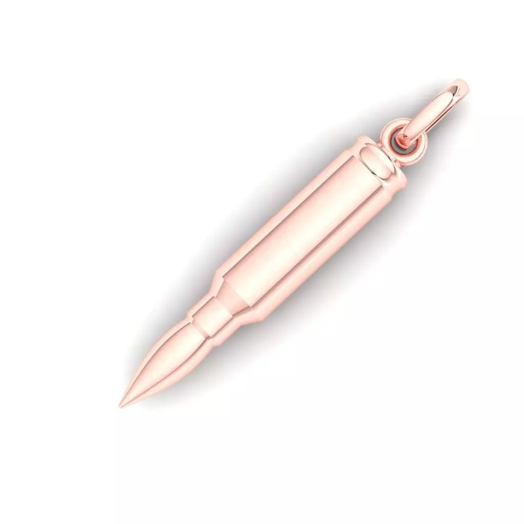 Bullet Pendant  Stl Pendant  3D print model_0