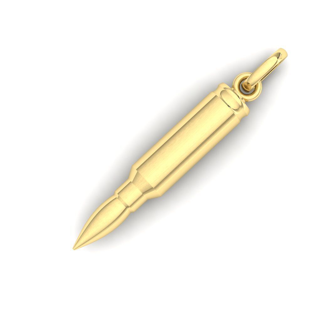 Bullet Pendant  Stl Pendant  3D print model_2
