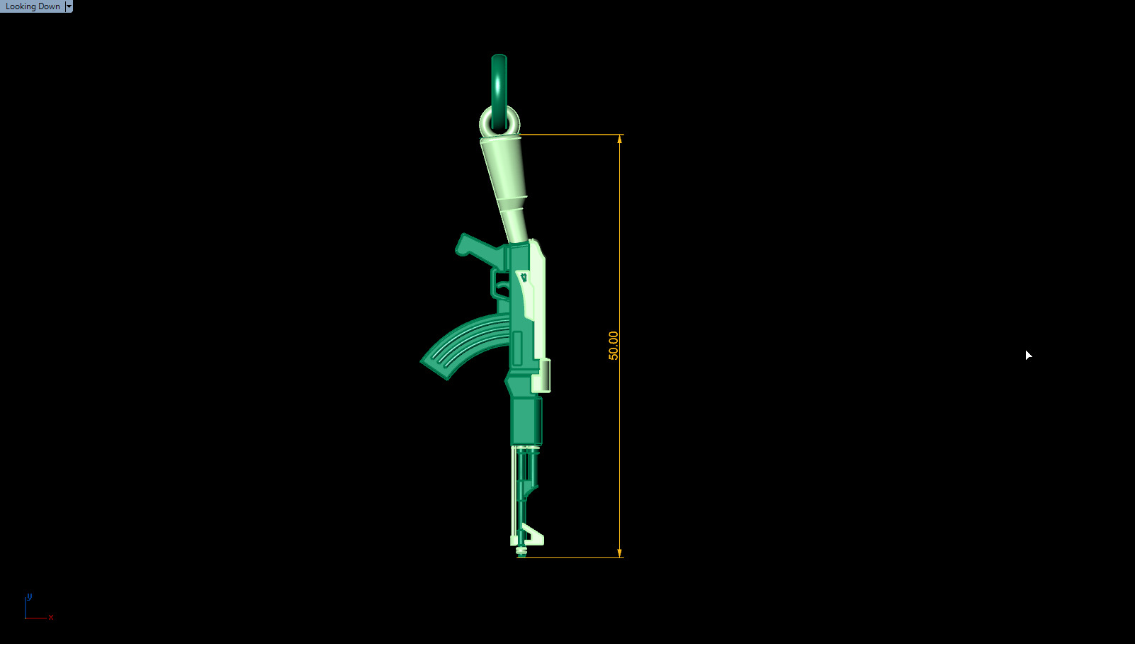 AK 47 Plain Model 3d stl file 3D print model_4