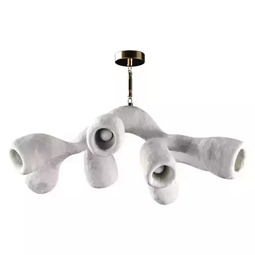 Fertility Form illuminated sculpture Low-poly 3D model