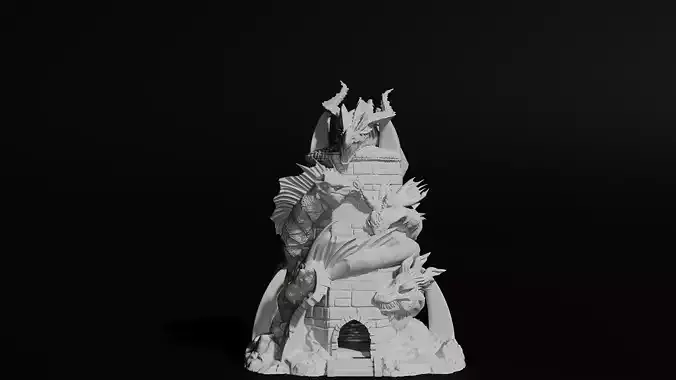 tiamat tower 3D print model