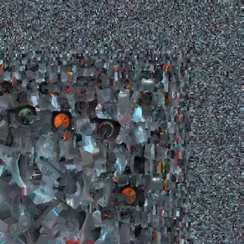 Futuristic Electric Scooter  High-Detail Neon Cyberpunk 3D Model