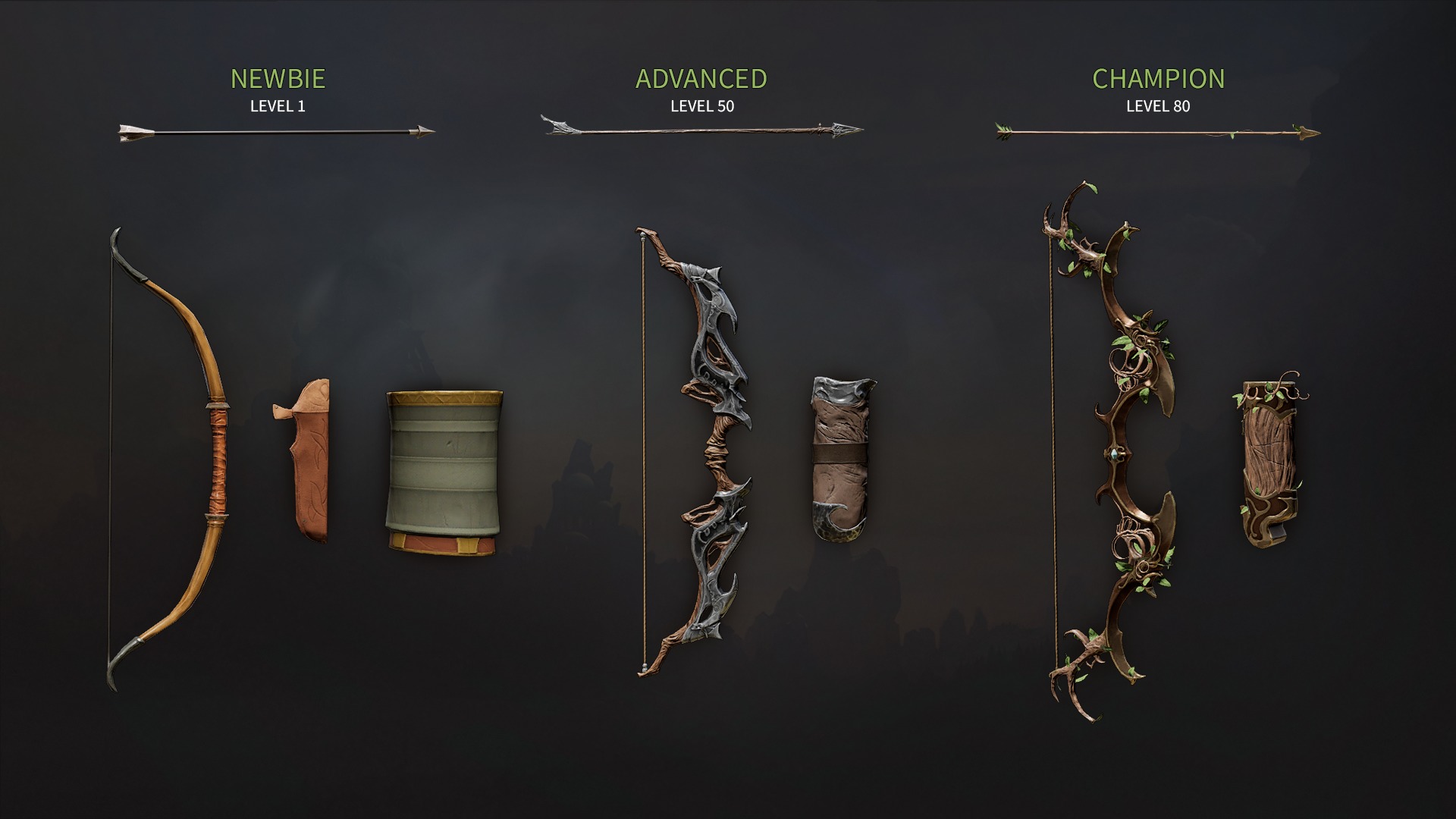 MMORPG Archers - Medieval Fantasy Modular Character Bundle 3D Model Collection_9