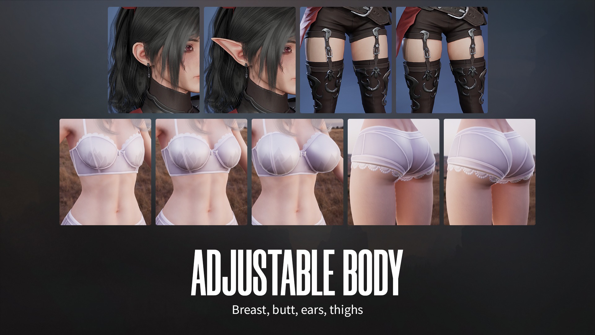 MMORPG Archers - Medieval Fantasy Modular Character Bundle 3D Model Collection_20