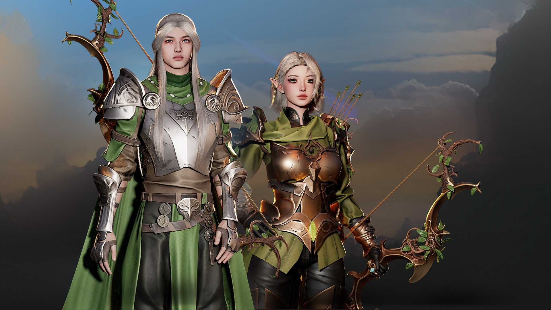 MMORPG Archers - Medieval Fantasy Modular Character Bundle 3D Model Collection_13