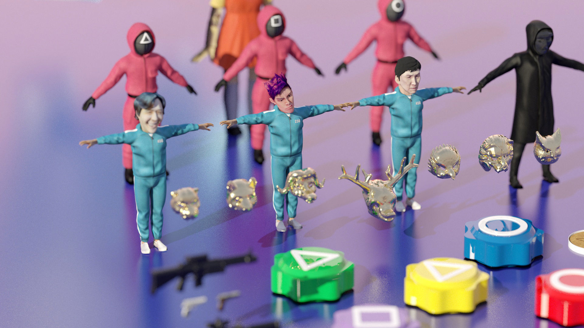 Squid Game Collection - Maps and Characters _22