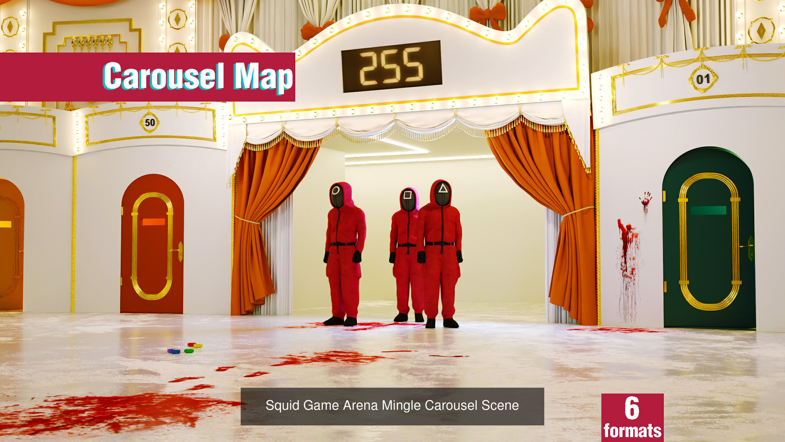 Squid Game Collection - Maps and Characters _8