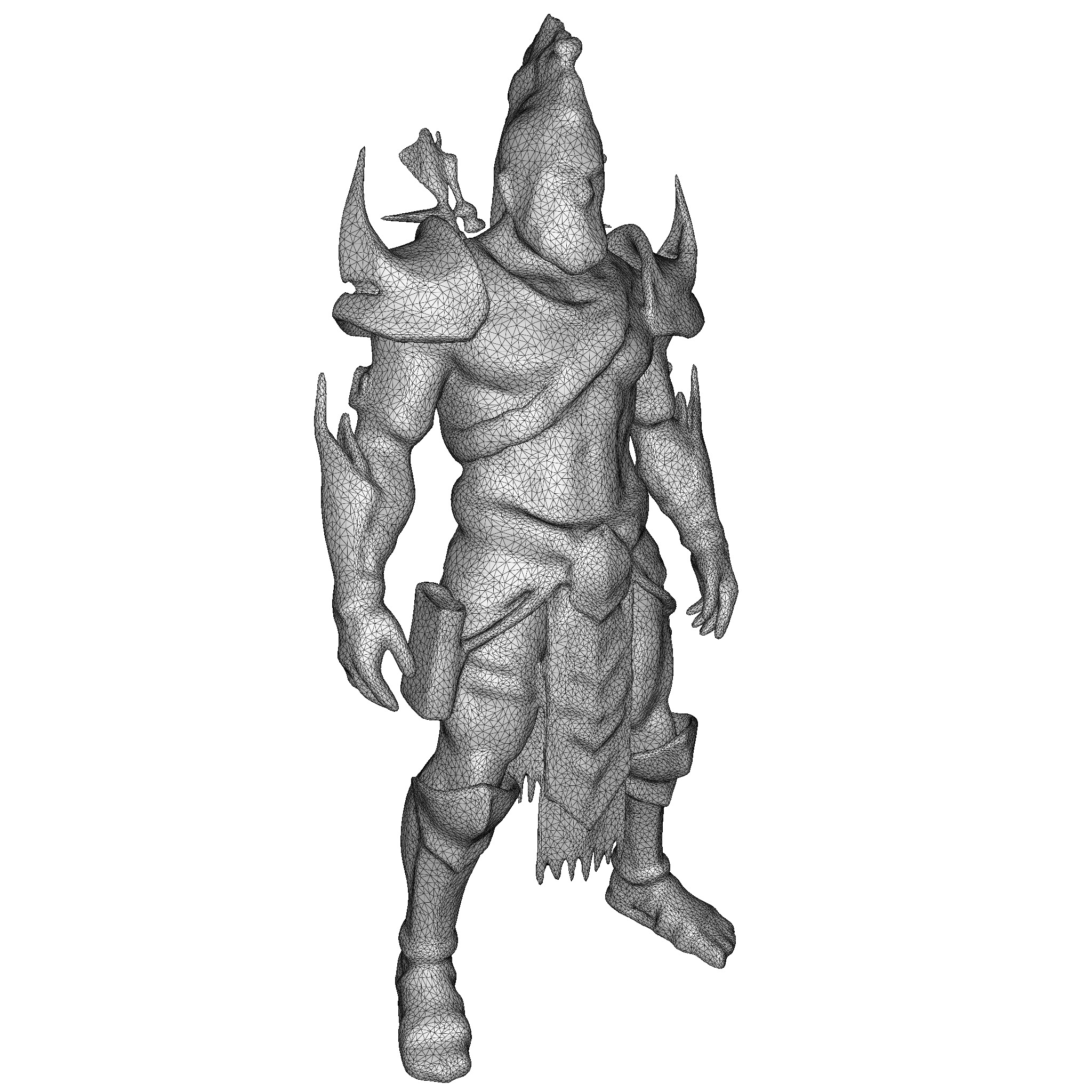 Blue Mythic Guardian 3D print model_2