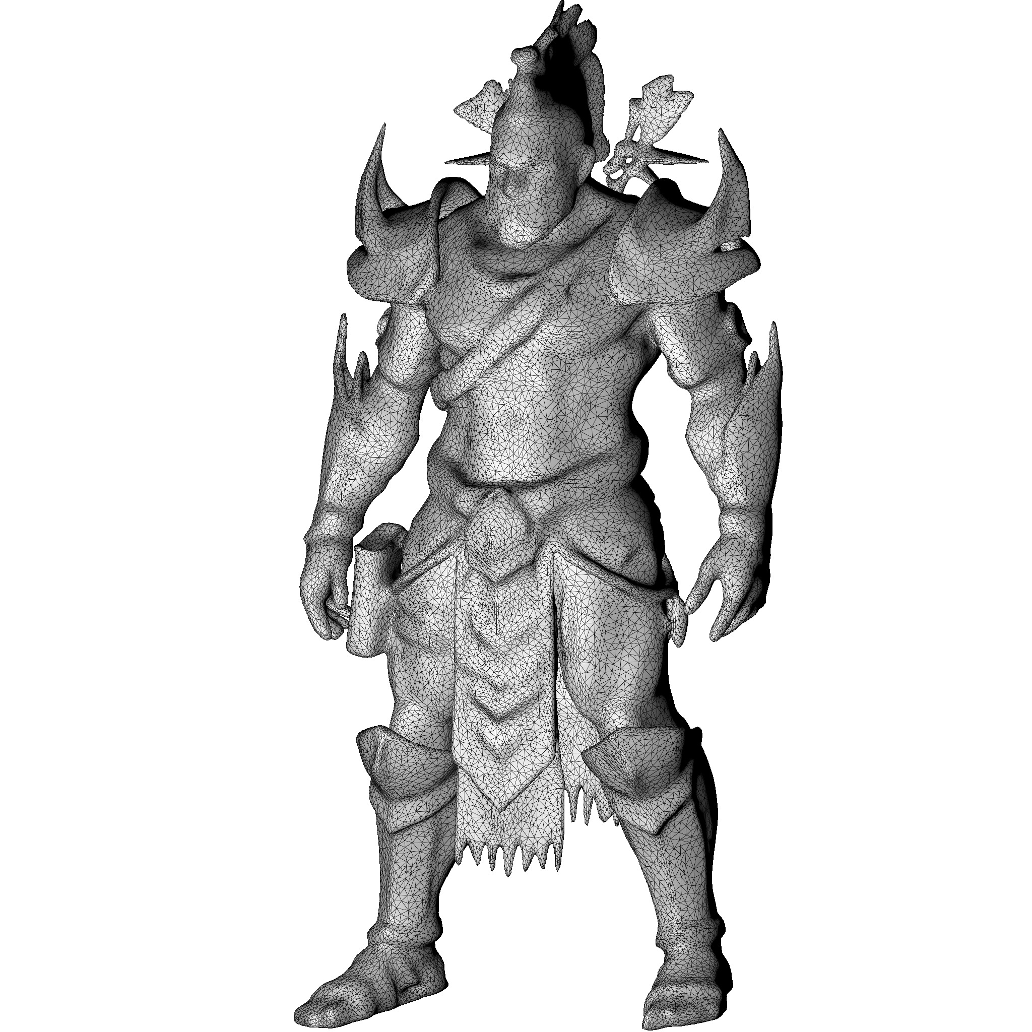 Blue Mythic Guardian 3D print model_8