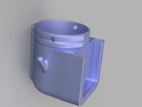 Magnetic Gym Organizer 3D print model_2