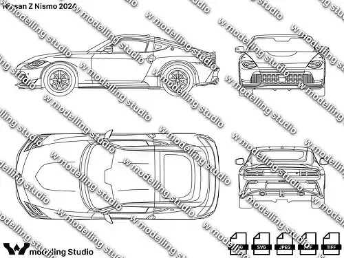 Nissan Z Nismo 2024 blueprint