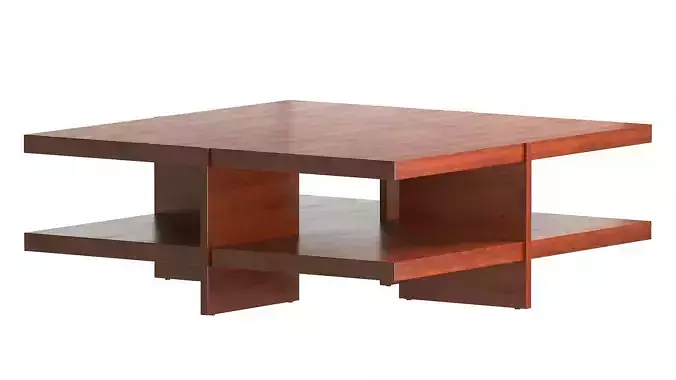  Coffee Table Oak USA 1980s