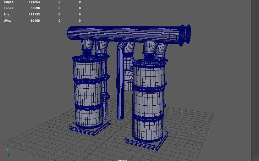 Hot Water Cylinder 3D model_14