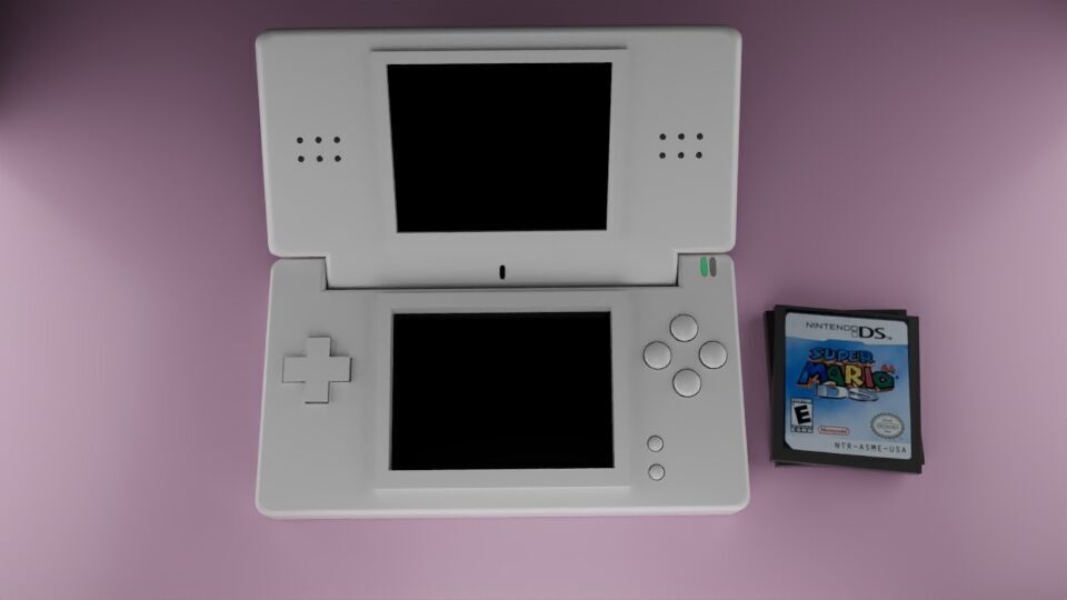 Nintendo DS 3D model_2