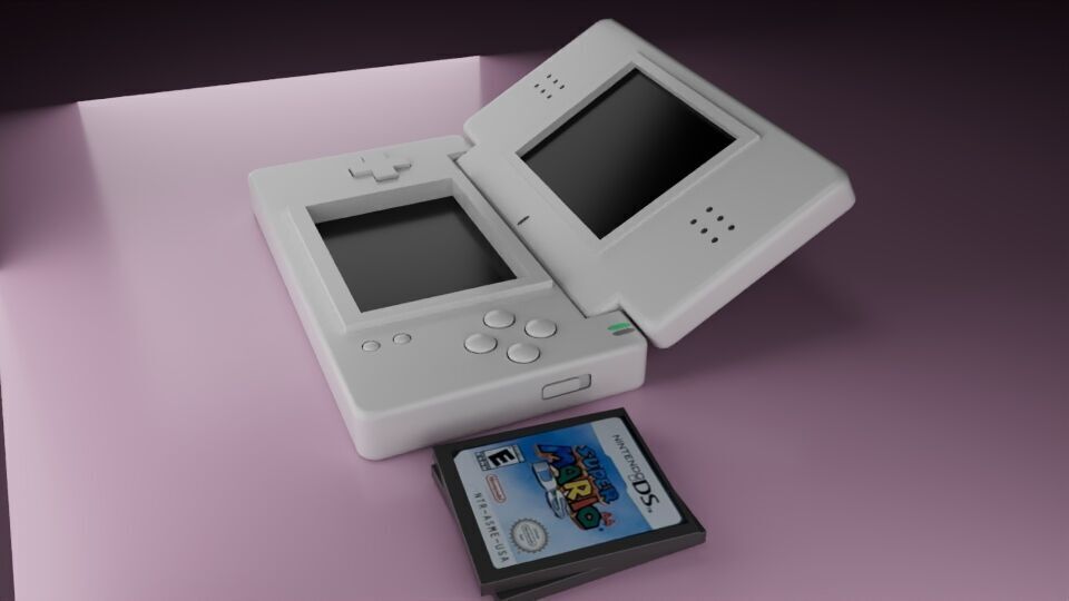 Nintendo DS 3D model_1