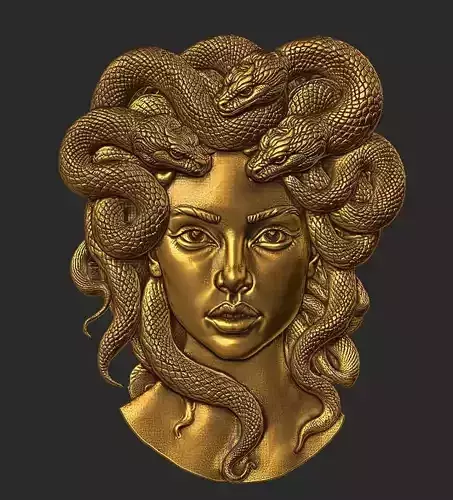 Medusa Relief 3D