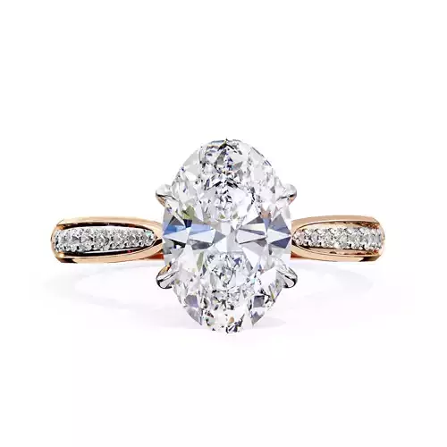 Solitaire Diamond Ring 360 animation renders 3dm stl  3D print model