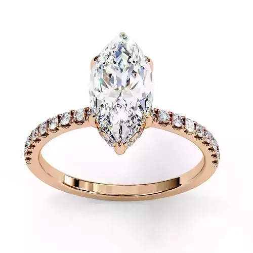 Solitaire Diamond Ring 360 animation renders 3dm stl 