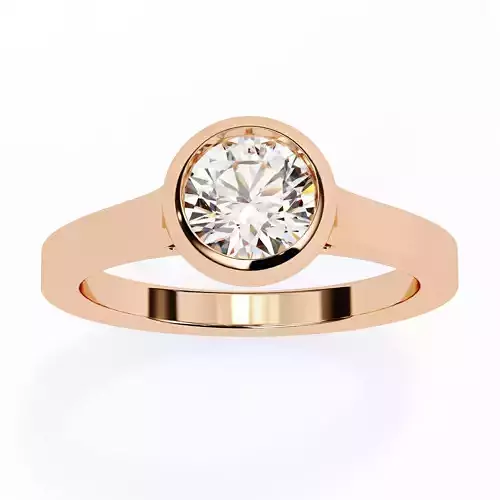 Mono Diamond Solitaire  Ring 360 animation renders 3dm stl  3D print model Mono Diamond Solitaire  Ring 360 animation renders 3dm stl  3D print model