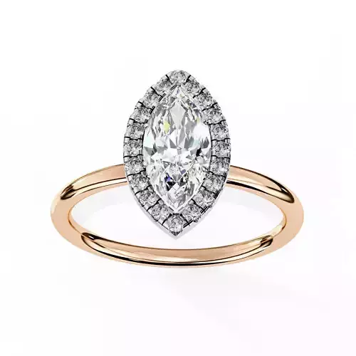 Halo Solitaire Diamond Ring 360 animation renders 3dm stl 