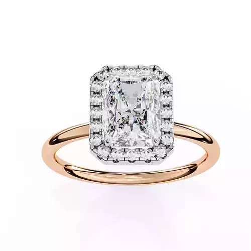 Solitaire Diamond Ring 360 animation renders 3dm stl 