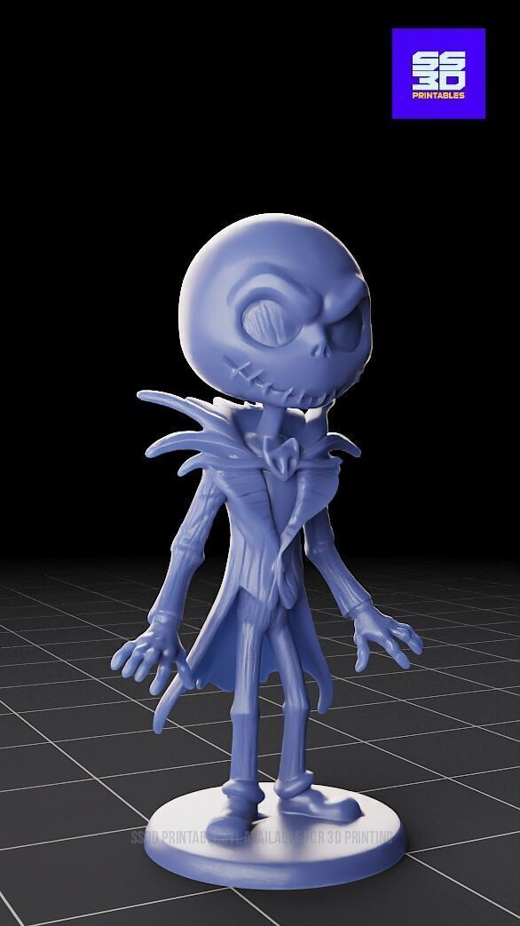 Jack Skellington 3D 3D print model_5