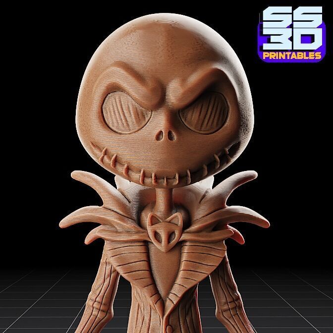 Jack Skellington 3D 3D print model_2