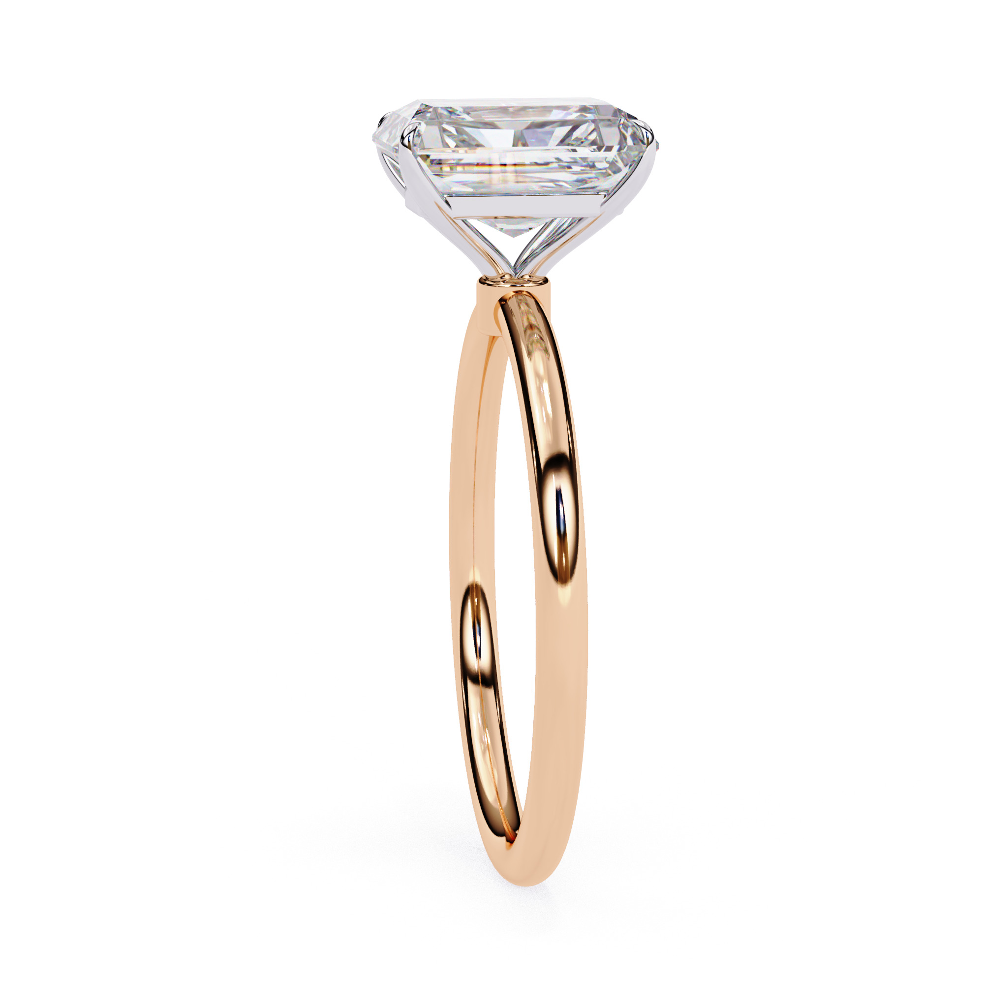 Mono Diamond Solitaire  Ring 360 animation renders 3dm stl  3D print model_10