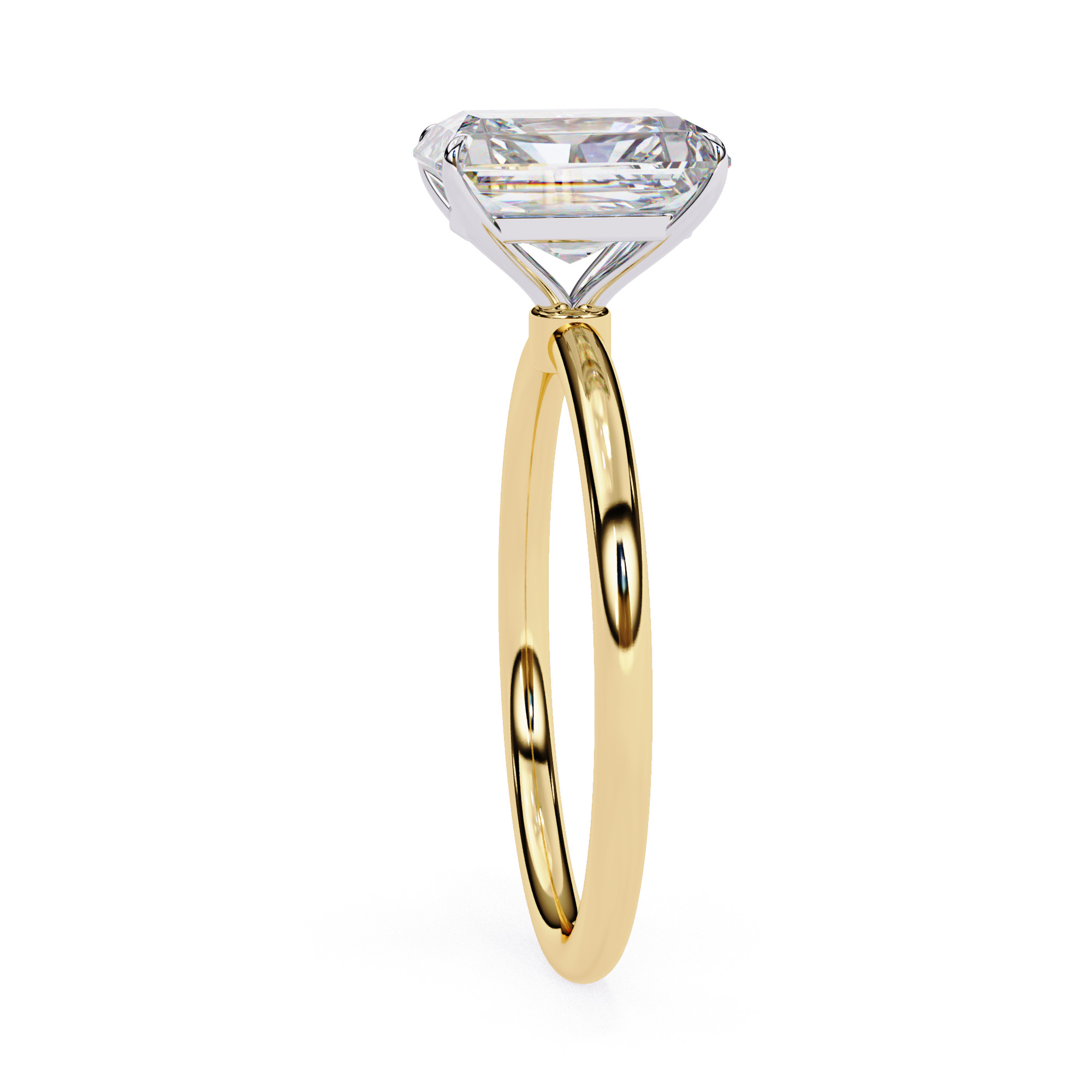 Mono Diamond Solitaire  Ring 360 animation renders 3dm stl  3D print model_9