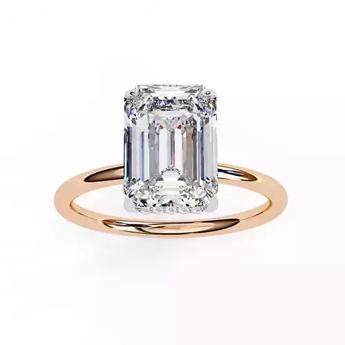 Mono Diamond Solitaire Ring 360 animation renders 3dm stl