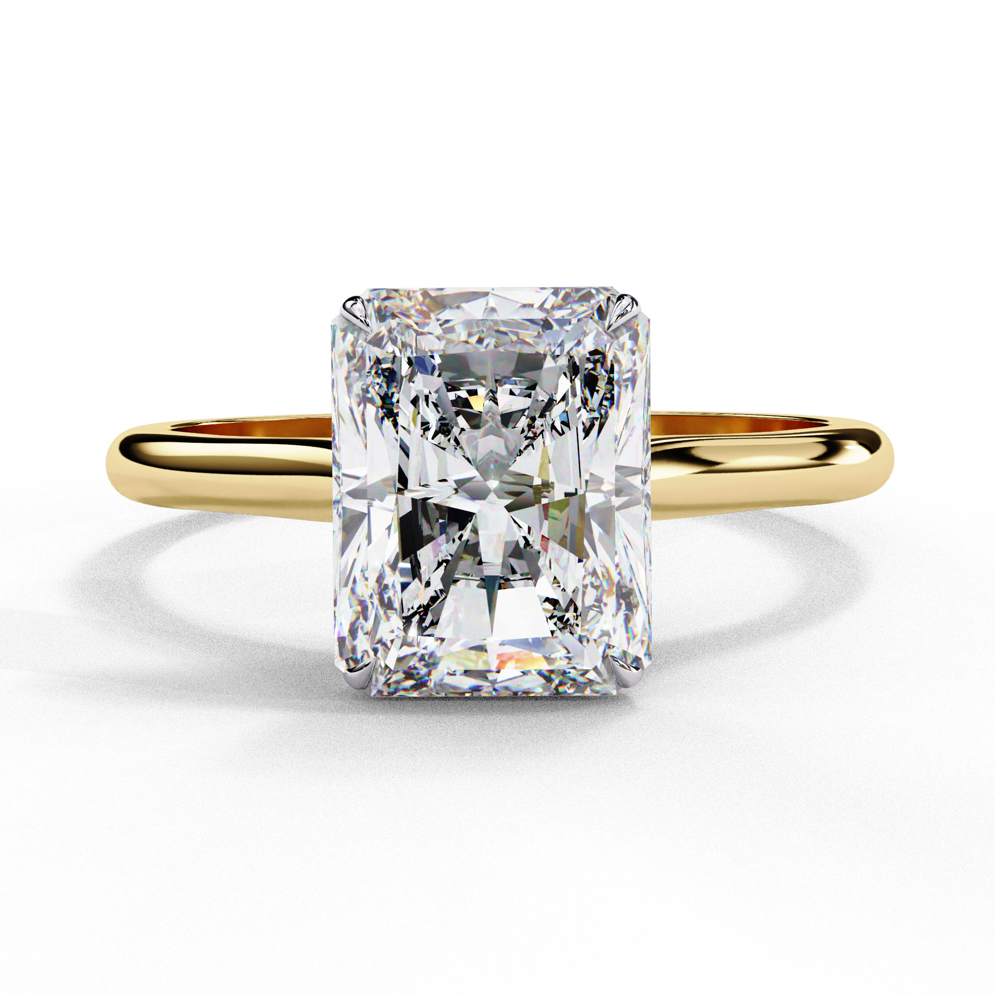 Mono Diamond Solitaire  Ring 360 animation renders 3dm stl  3D print model_8