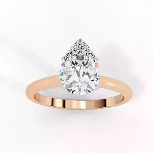 Mono Diamond Solitaire Ring 360 animation renders 3dm stl 3D print model Mono Diamond Solitaire Ring 360 animation renders 3dm stl 3D print model