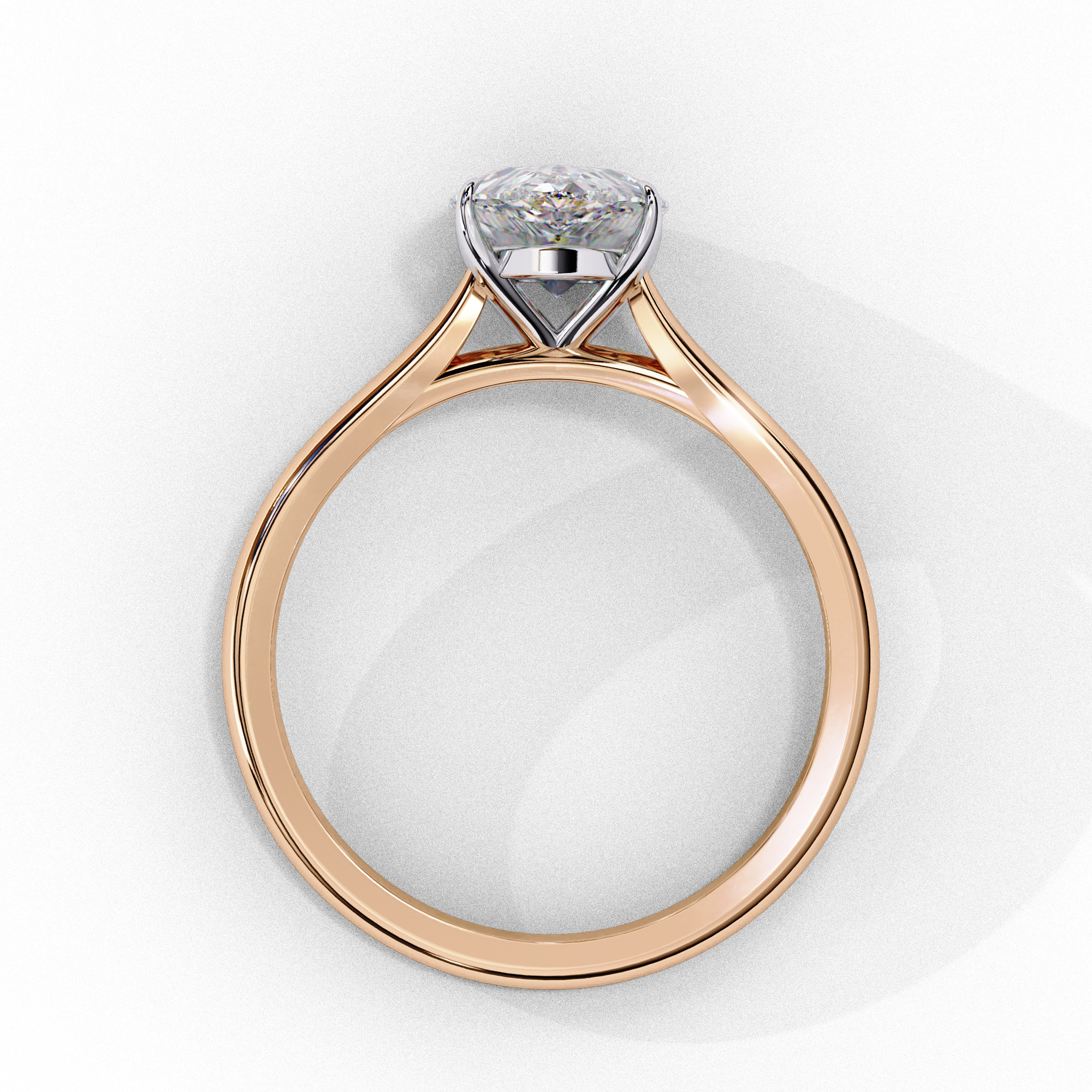 Mono Diamond Solitaire Ring 360 animation renders 3dm stl 3D print model_14