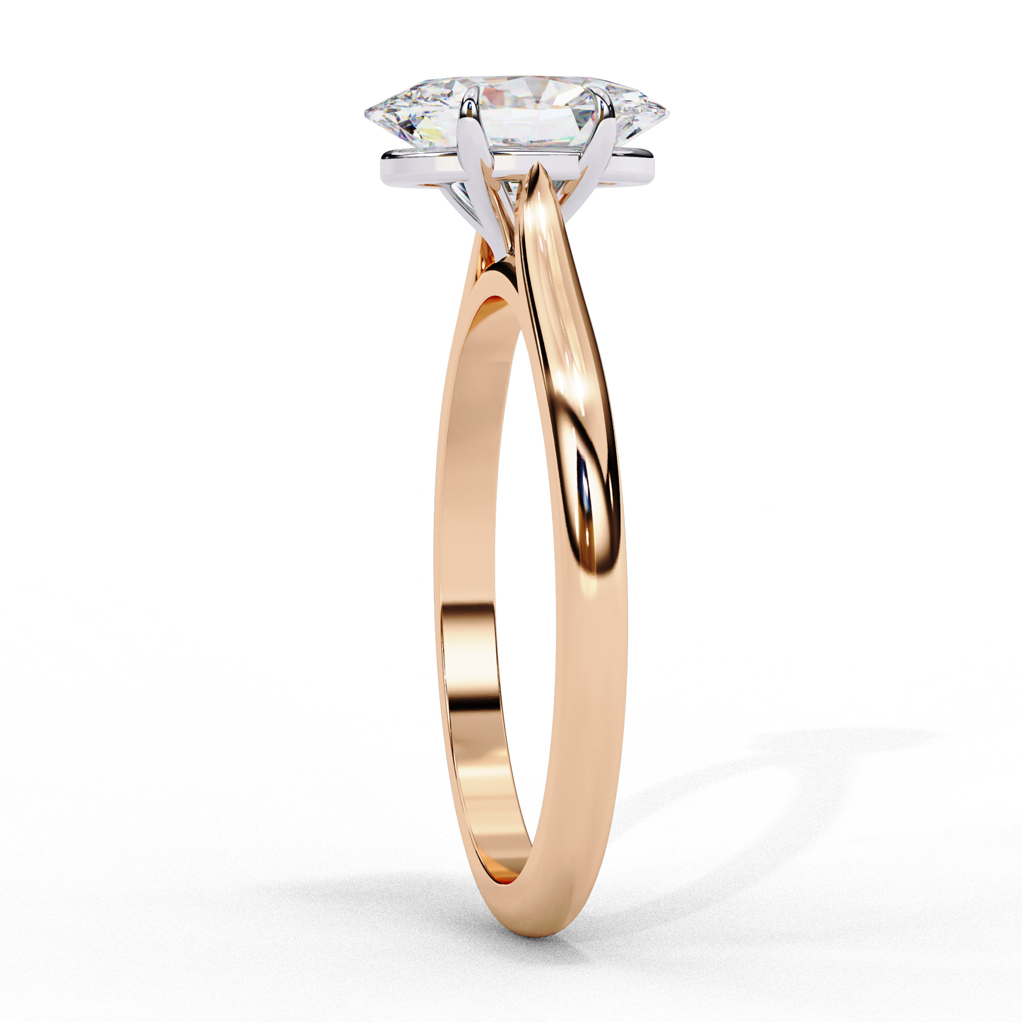 Mono Diamond Solitaire Ring 360 animation renders 3dm stl 3D print model_11