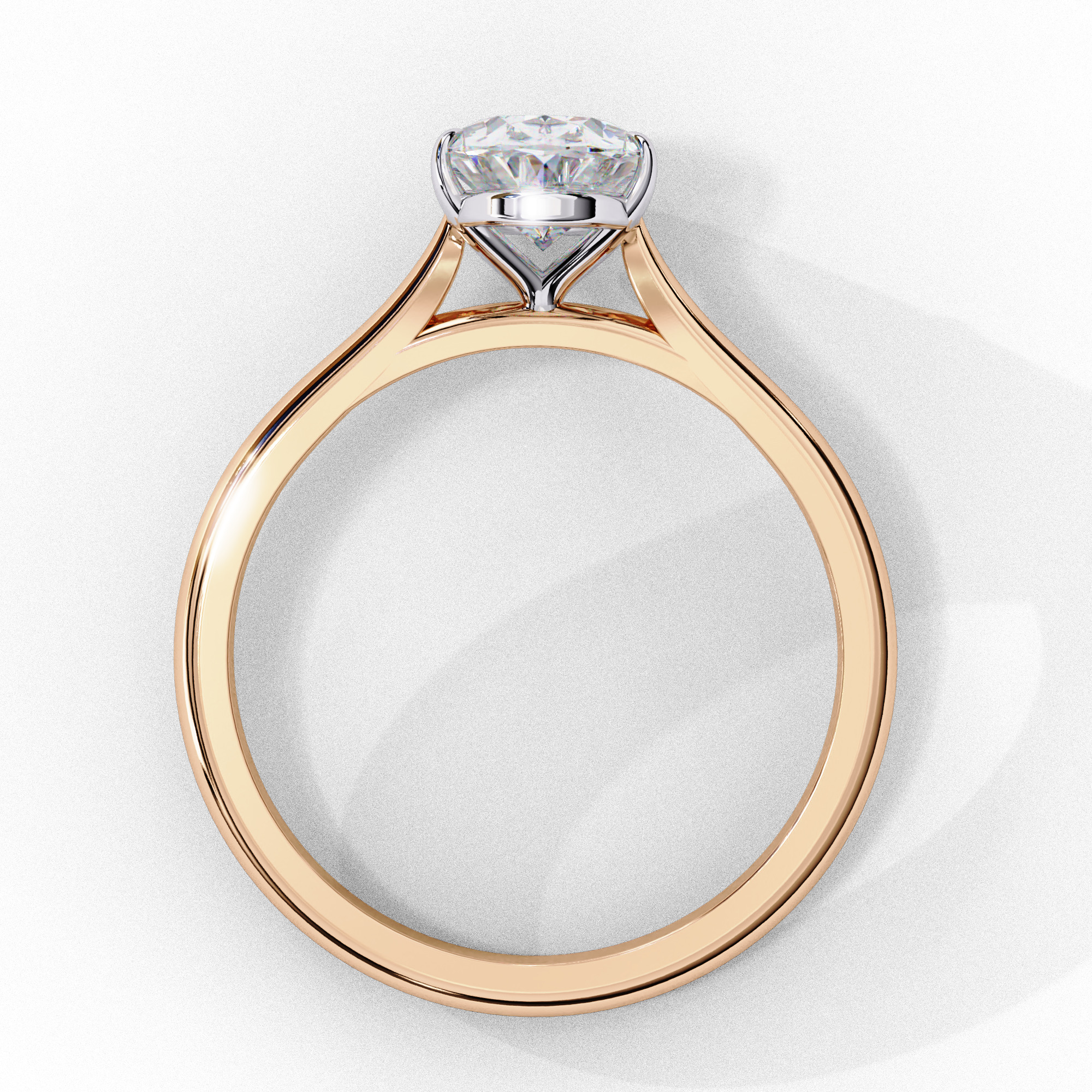 Mono Diamond Solitaire Ring 360 animation renders 3dm stl 3D print model_14