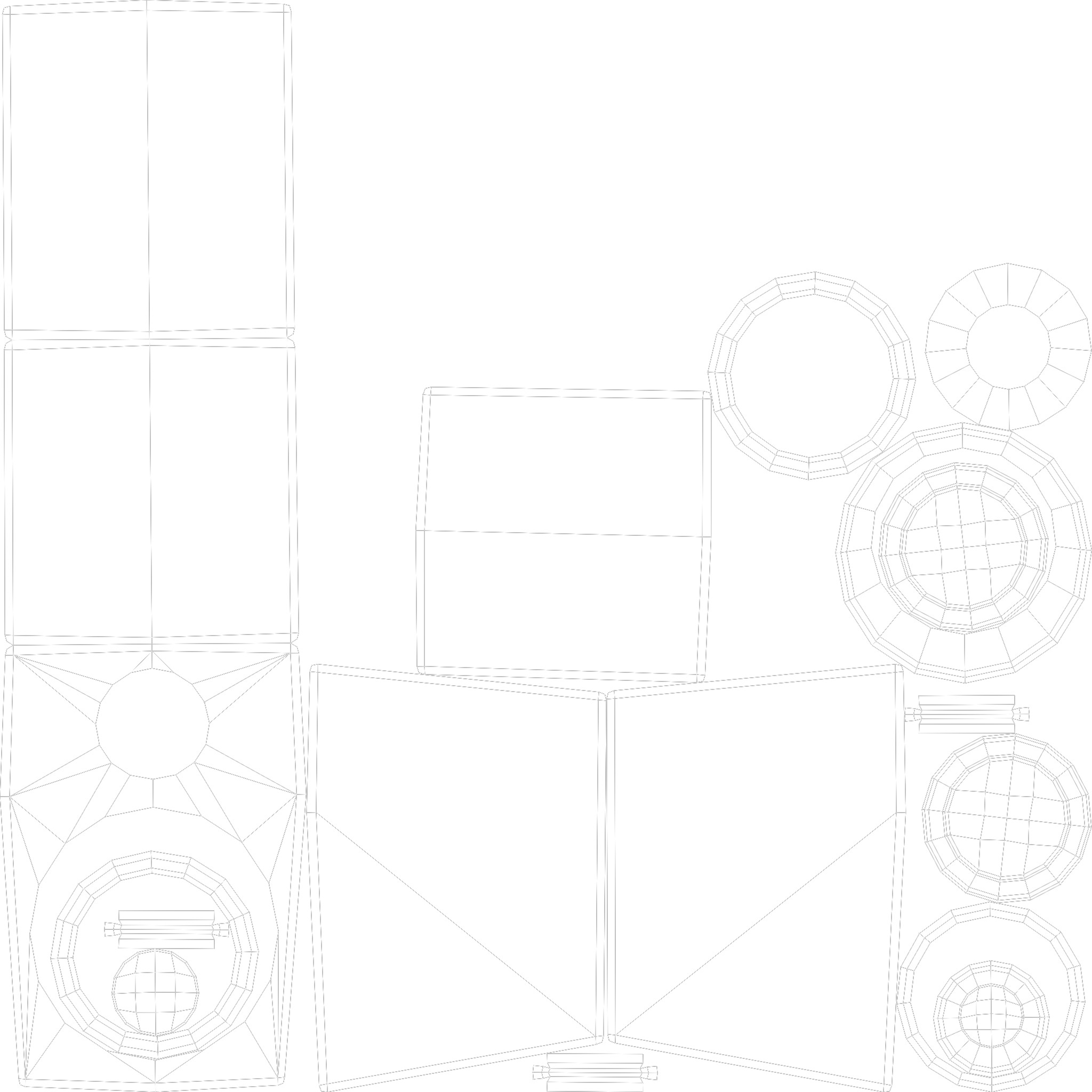 JALTECH USB Super Bass Speakers 3D model Low Poly Low-poly 3D model_10