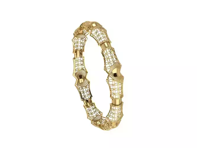 Halo Matrix Bangle 60MM-10gm