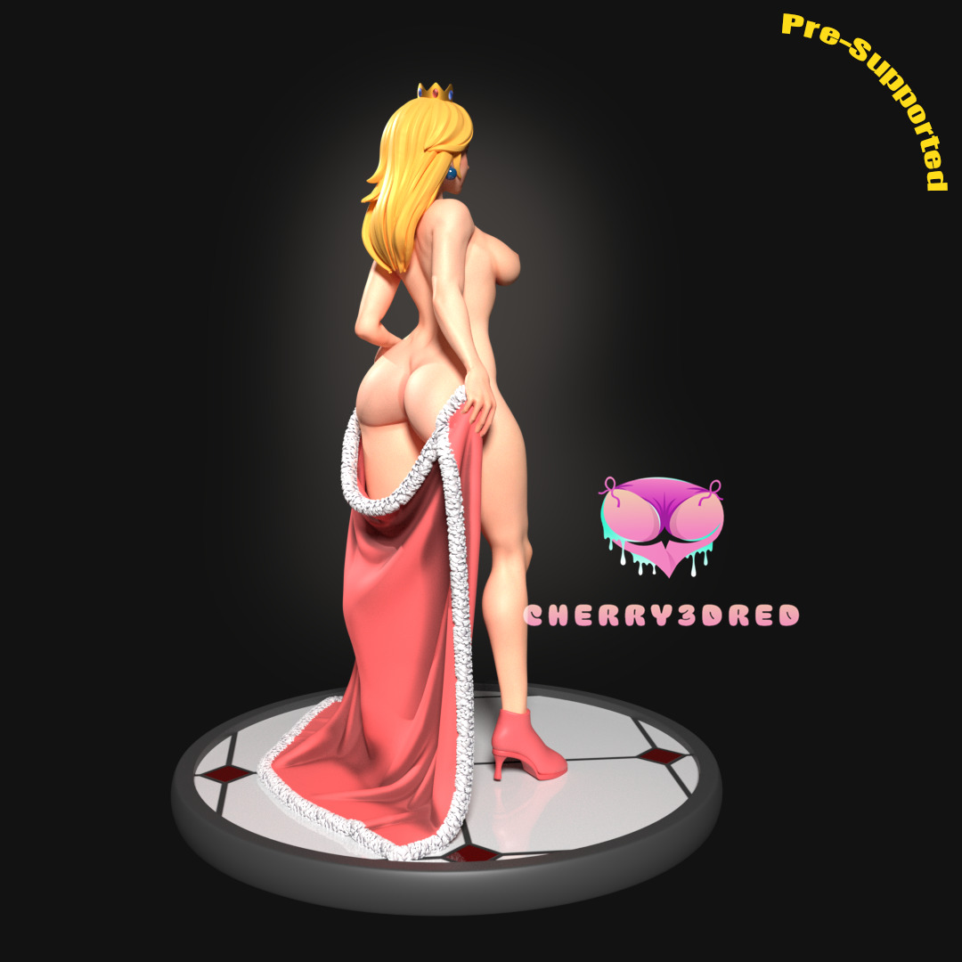 NSFW Princess Peach Futa and Non Futa 3D print model_6