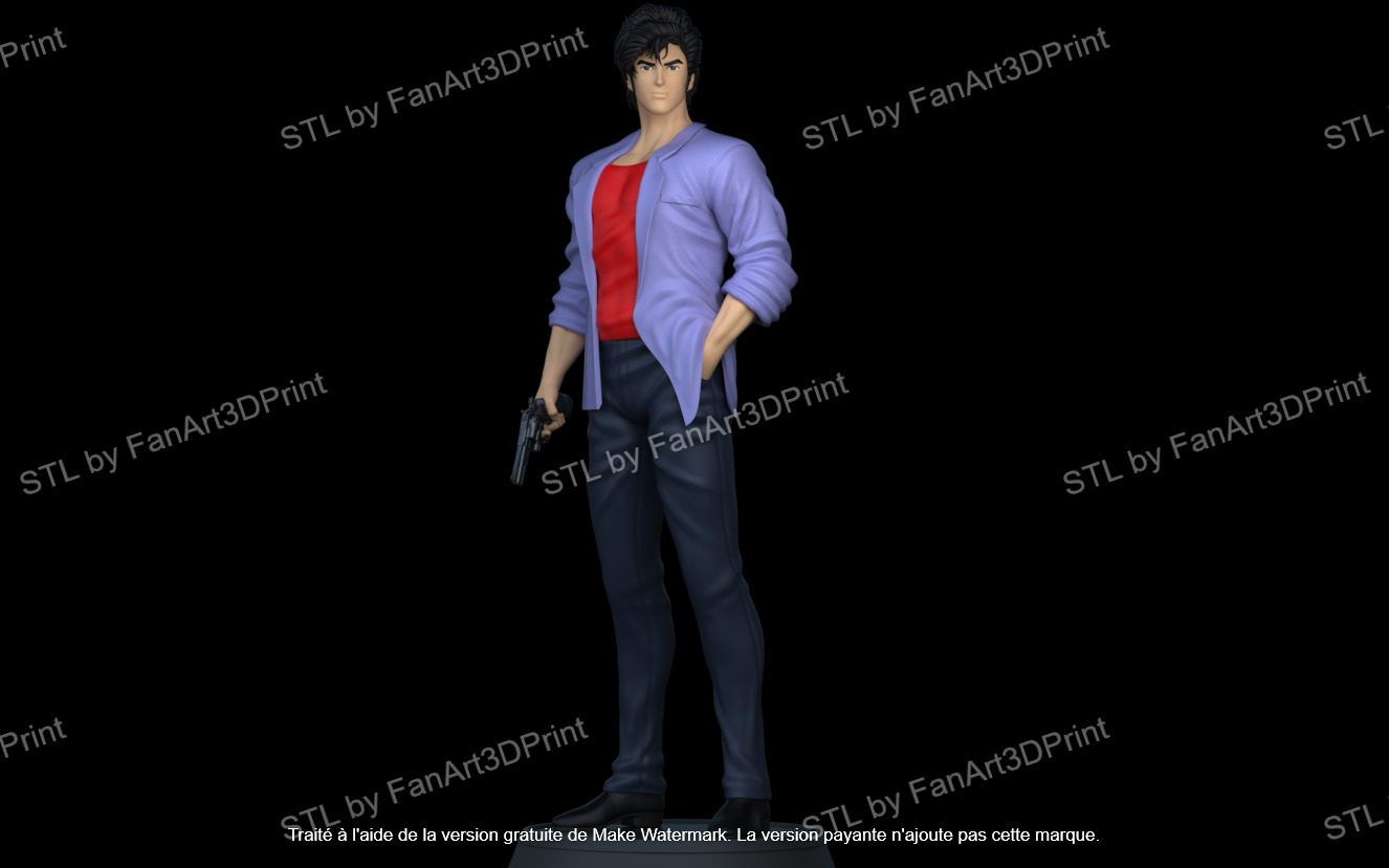 City Hunter Nicky Larson 3D print model_1