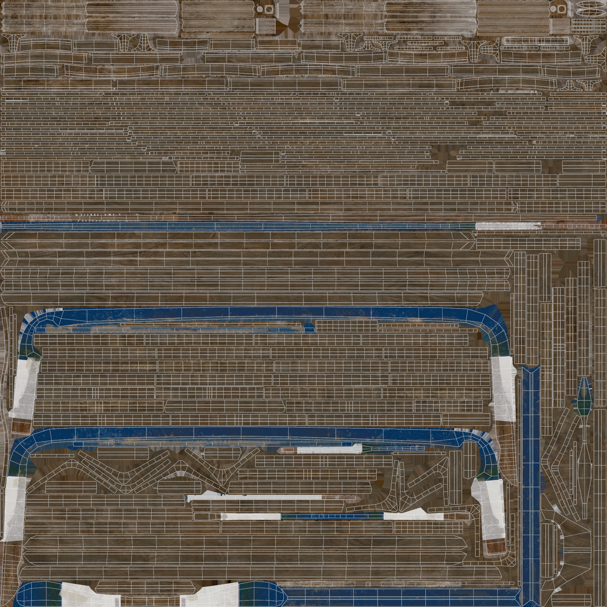 Llaut Spanish Boat 3D model_29