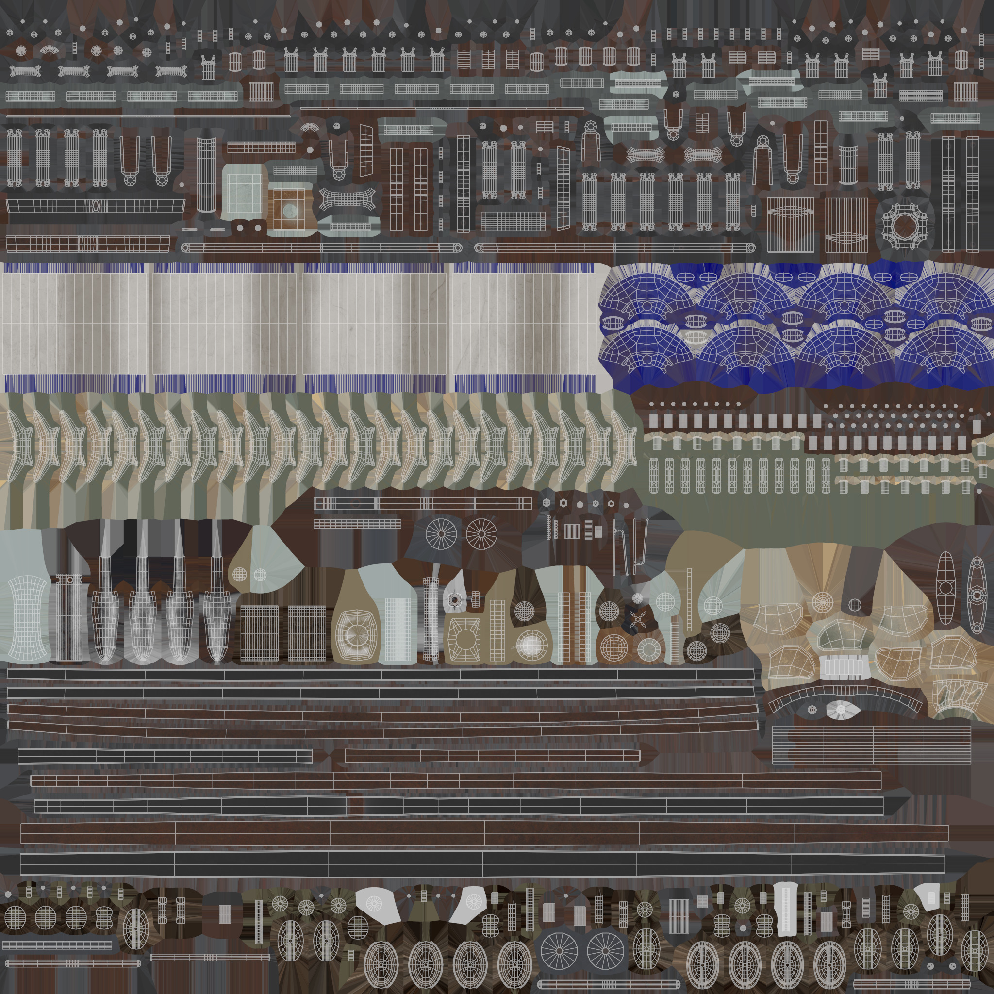 Llaut Spanish Boat 3D model_28