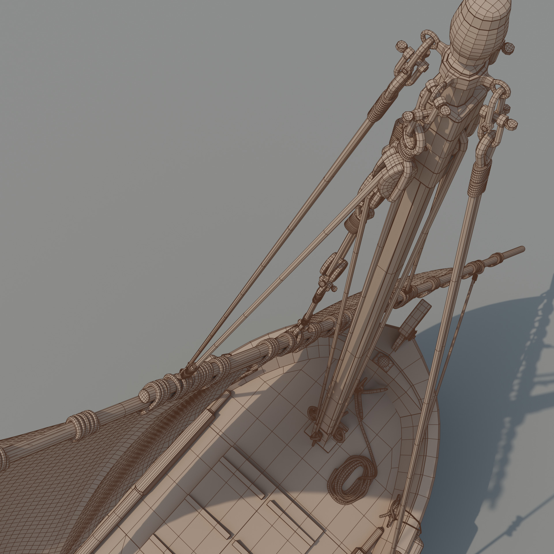 Llaut Spanish Boat 3D model_19