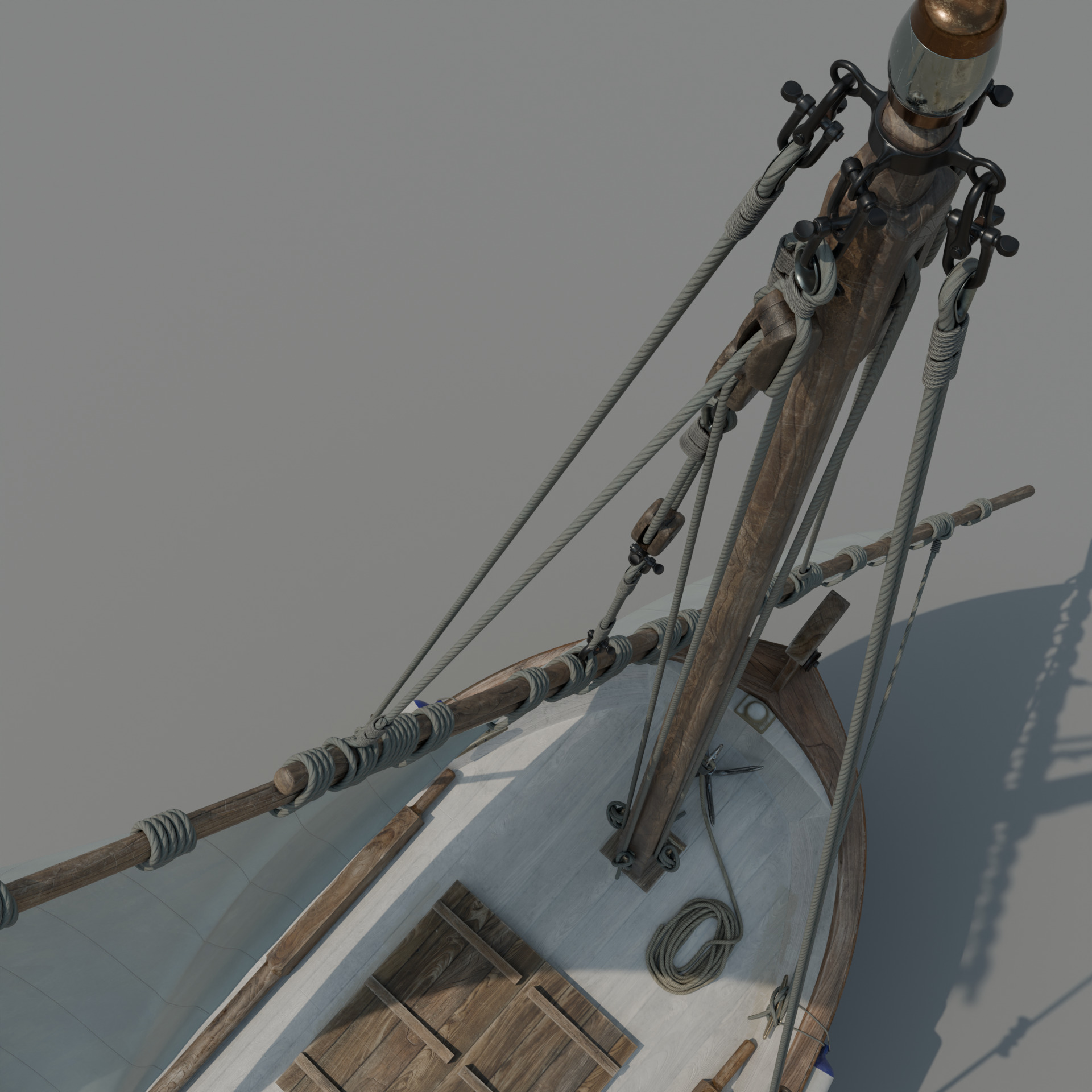 Llaut Spanish Boat 3D model_18