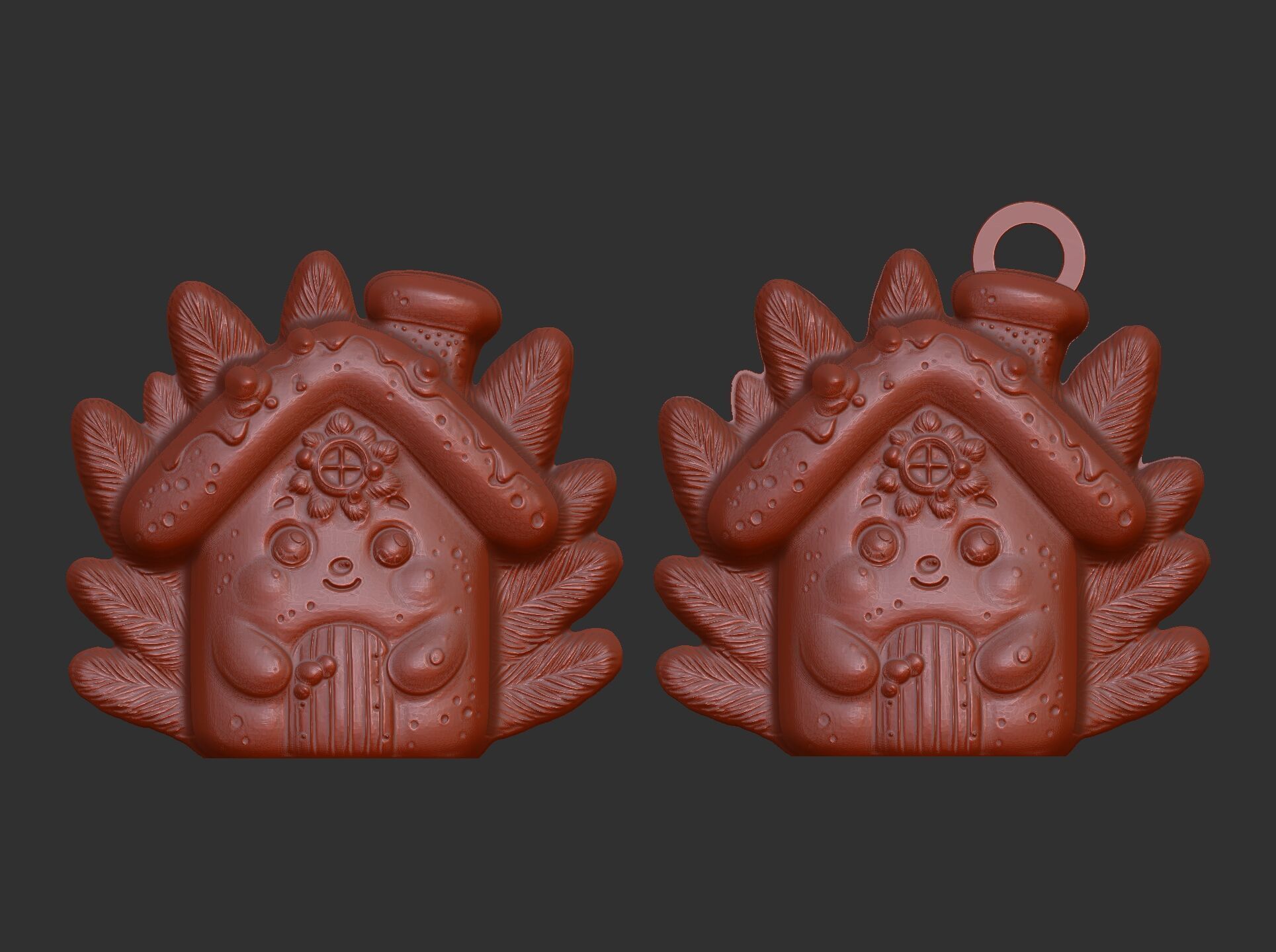 christmas homecookie decor  3D print model_8